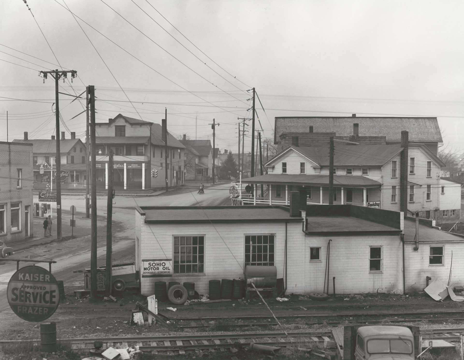 Downtown Hartville Ohio 1948